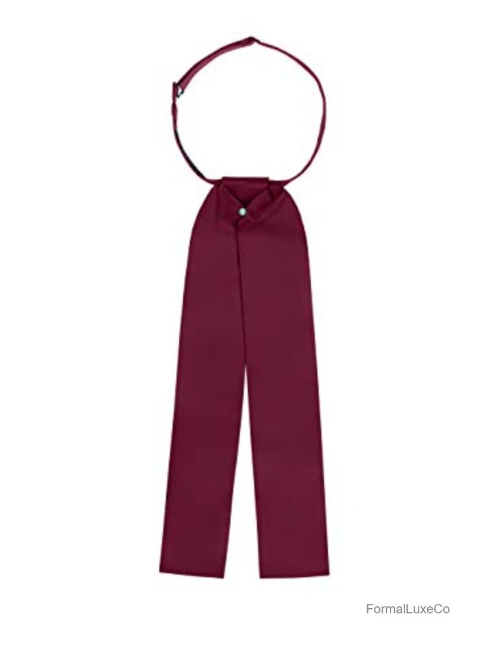 Men's Satin Ascot Tie Adjustable Classic Formal Neckwear